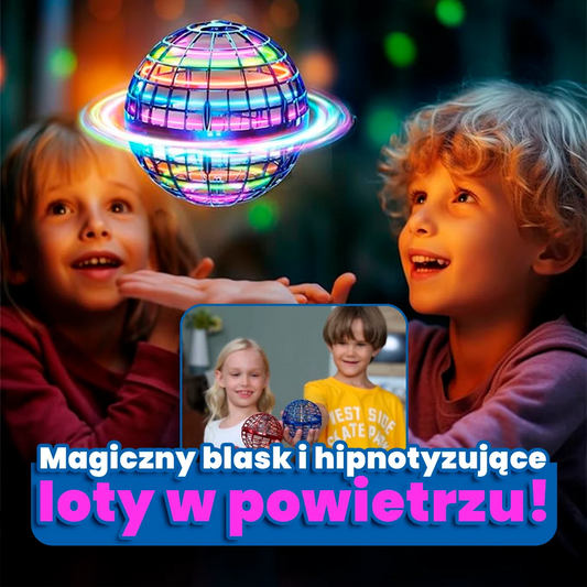 SpinNova – Latająca Zabawka z Diodami LED i Czujnikiem Ruchu